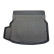 Boot liner suitable for Mercedes C-class W204 2007-2014 (folding rear seat)