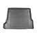 Boot liner suitable for Toyota Land Cruiser J150 Facelift SUV/5 10.2017- 5 seats, with 3 zones air