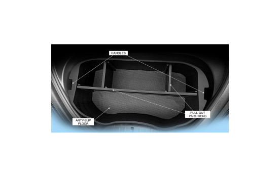 Front Trunk Organizer (Frunk) 'Anti-Slip' suitable for Tesla Model 3 Facelift 2021-, Image 5