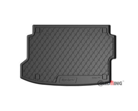 Rubbasol (Rubber) Trunk mat suitable for Hyundai Bayon 2021- (High variable loading floor), Image 2