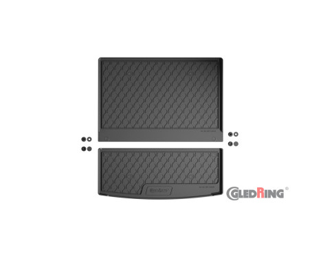 Rubbasol (Rubber) Trunk mat suitable for Peugeot 5008 III Hybrid 2024- (7 Persons), Image 2