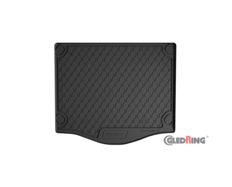 Trunk mat suitable for Ford Focus III HB 5-door 2011-2018 (small spare wheel), Image 2