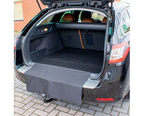 Velor trunk mat suitable for Mazda 2 (KB) Hybrid 2022- & Toyota Yaris IV (XP21) 2020- (Low load, Image 4