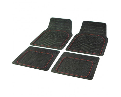 Rubber car mat set