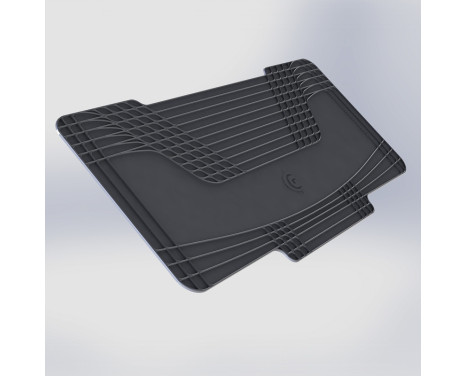 Gledring Universal protective mat for the center tunnel (2nd row of seats)