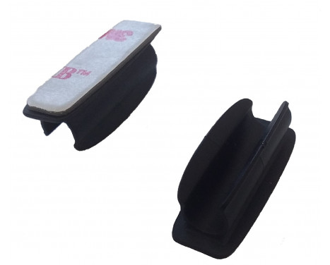 Plastik self-adhesive clip lying