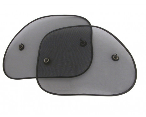 Folding hatchback sunshade