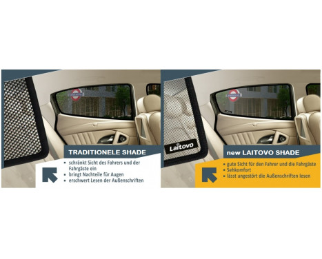 Rear door sunshades suitable for Lexus GS 4-door sedan 2012+, Image 4