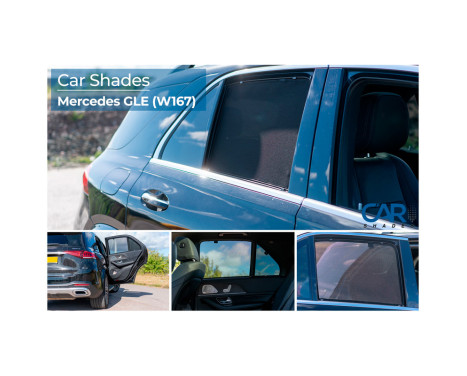 Privacy Shades (rear doors) suitable for Mercedes GLE (W167) 2019- (4-piece) PV MBGLE5B18, Image 9