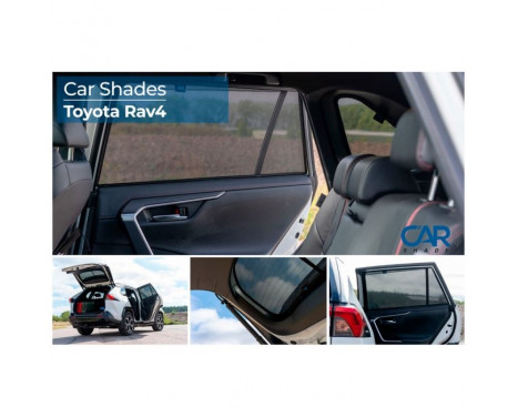 Privacy Shades suitable for Toyota RAV-4 (5th Gen) 2018- (6 pcs), Image 11