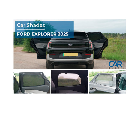 Set Car Shades (rear doors) suitable for Ford Explorer EV (CX740) 2024- (2-piece), Image 8