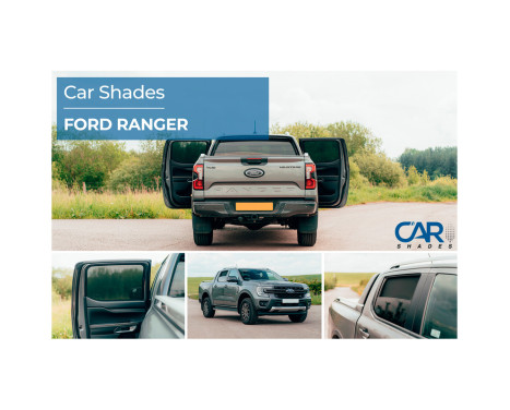 Set Car Shades (rear doors) suitable for Ford Ranger 4 doors 2023- (2-piece), Image 10