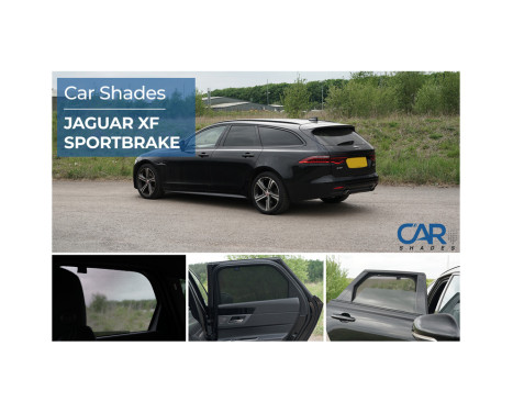 Set Car Shades (rear doors) suitable for Jaguar XF II (X260) Sportbrake 2017- (2-piece), Image 8