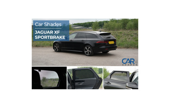 Set Car Shades (rear doors) suitable for Jaguar XF II (X260) Sportbrake 2017- (2-piece), Image 8