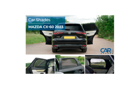 Set Car Shades (rear doors) suitable for Mazda CX-60 (KH) 2022- (2-piece), Image 7
