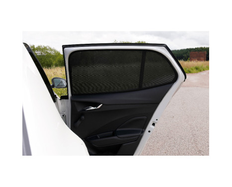 Set Car Shades (rear doors) suitable for Skoda Fabia IV 2021 - (2-piece), Image 8