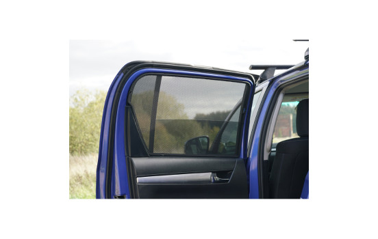 Set Car Shades (rear doors) suitable for Toyota Hilux VIII Twin Cab 2015- (2-piece), Image 5
