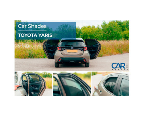 Set Car Shades (rear doors) suitable for Toyota Yaris (P21) 5 doors 2020- (2-piece), Image 10