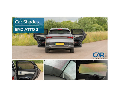 Set Car Shades suitable for BYD ATTO 3 5 doors 2022- (6-piece), Image 10