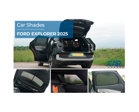 Set Car Shades suitable for Ford Explorer EV (CX740) 2024- (6-piece), Image 10