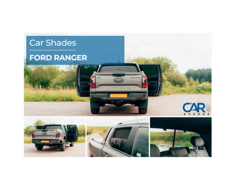 Set Car Shades suitable for Ford Ranger 4 doors 2023- (4-piece), Image 10