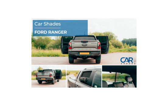 Set Car Shades suitable for Ford Ranger 4 doors 2023- (4-piece), Image 10
