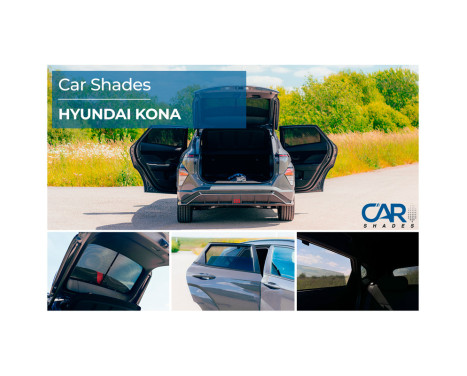 Set Car Shades suitable for Hyundai Kona II 2024- (6-piece), Image 10