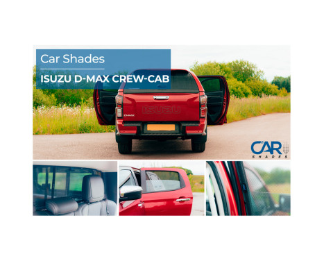 Set Car Shades suitable for Isuzu D-Max 4 doors 2019- (4-piece), Image 10