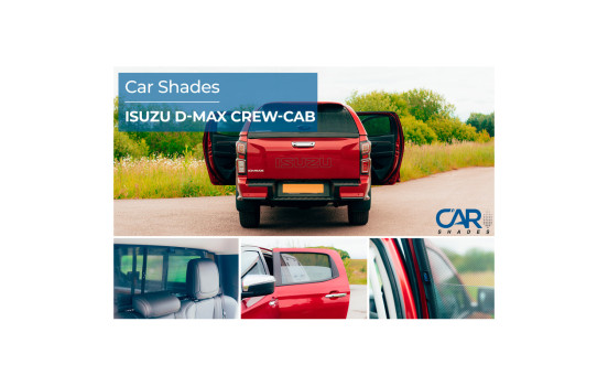 Set Car Shades suitable for Isuzu D-Max 4 doors 2019- (4-piece), Image 10