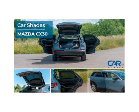 Set Car Shades suitable for Mazda CX-30 5 doors 2020- (6-piece), Image 10