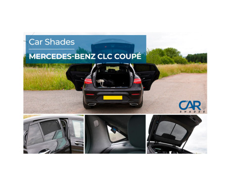 Set Car Shades suitable for Mercedes GLC Coupe (C253) 2016-2023 (8-piece), Image 9