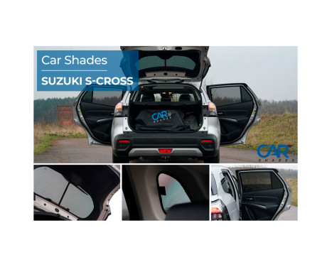 Set Car Shades suitable for Suzuki S-Cross 5 doors 2022- (6-piece), Image 9
