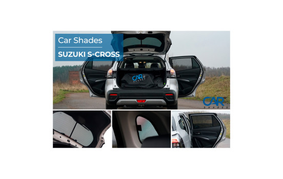 Set Car Shades suitable for Suzuki S-Cross 5 doors 2022- (6-piece), Image 9