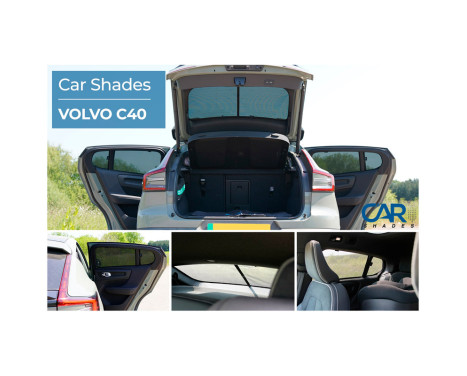 Set Car Shades suitable for Volvo C40 2021 - (6-piece), Image 8