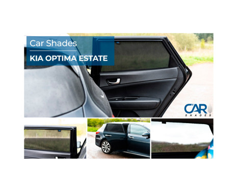 Set of Car Shades (rear doors) suitable for Kia Optima Sportswagon 2016-2020 (2-piece), Image 8
