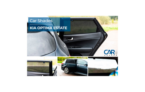 Set of Car Shades (rear doors) suitable for Kia Optima Sportswagon 2016-2020 (2-piece), Image 8