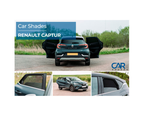 Set of Car Shades (rear doors) suitable for Renault Captur II 5 doors 2020 - (2-piece), Image 8
