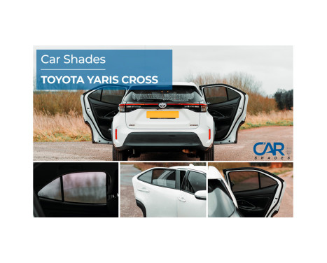 Set of Car Shades (rear doors) suitable for Toyota Yaris Cross (MXP) 2020- (2-piece), Image 9
