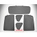 Sonniboy sunshades suitable for Opel Mokka 5 doors 2012-, Thumbnail 3