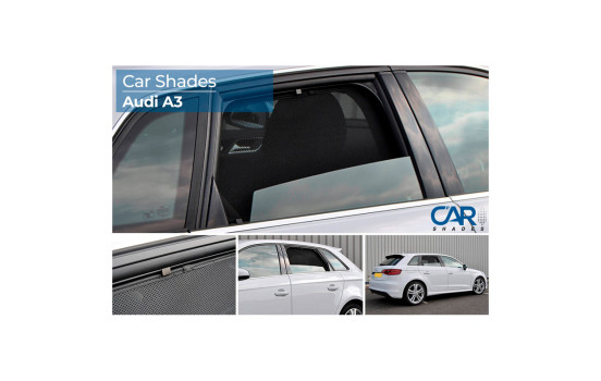 Sun blinds (rear doors) suitable for Audi A3 8V 5 doors 2012- (2-piece), Image 9