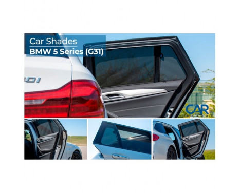 Sun blinds (rear doors) suitable for BMW 5-Series G31 Touring 2017- (2-piece), Image 8