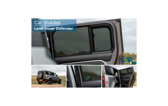 Sun blinds (rear doors) suitable for Land Rover Defender D110 5-door 2020- (4-piece), Image 8