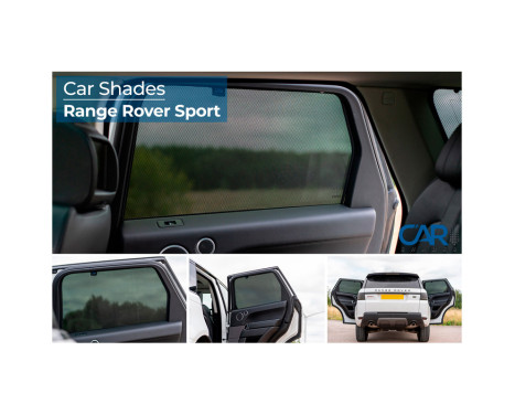 Sun blinds (rear doors) suitable for Range Rover Sport 5 doors 2013- (2-piece), Image 9