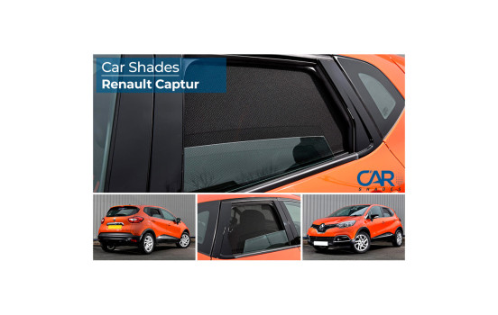 Sun blinds (rear doors) suitable for Renault Captur 5 doors 2013- (2-piece), Image 9