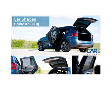 Sun blinds suitable for BMW X3 (G01) 2017- (8-piece), Image 13