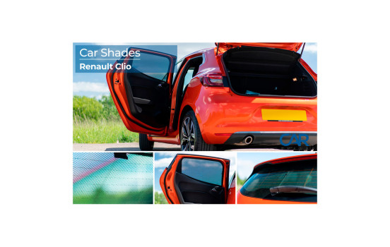 Sun blinds suitable for Renault Clio 5 doors 2019- (4-piece), Image 10