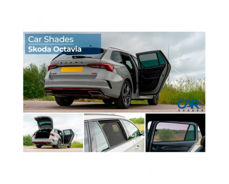 Sun blinds suitable for Skoda Octavia IV (NX5) Kombi 2020- (6-piece), Image 10