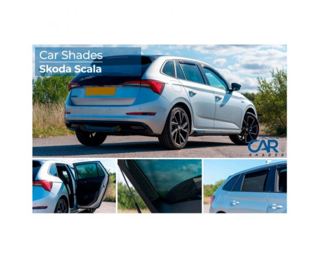Sun blinds suitable for Skoda Scala HB 5-door 2019- (6-piece), Image 9