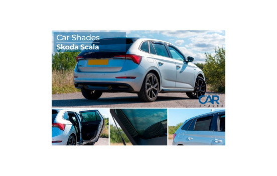 Sun blinds suitable for Skoda Scala HB 5-door 2019- (6-piece), Image 9