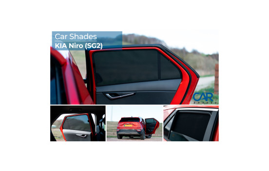 Sun shades (rear doors) suitable for Kia Niro II 2022- (2 pieces), Image 8